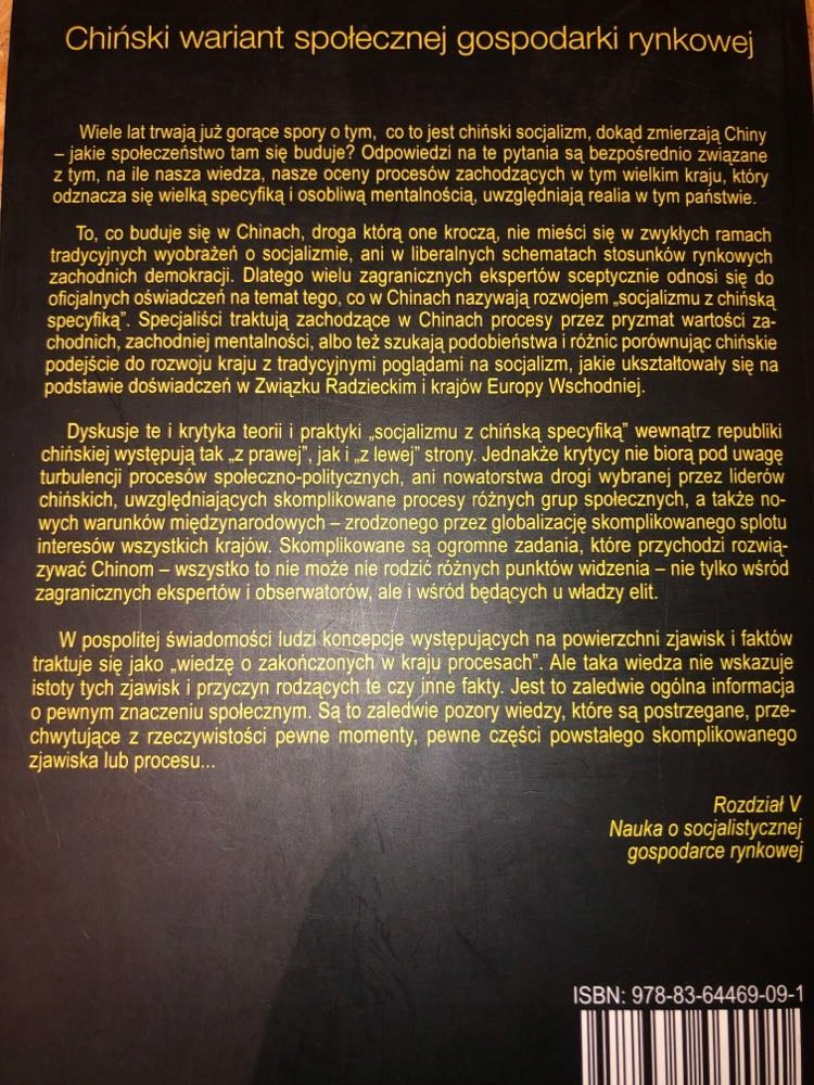 Chiński wariant społecznej gospodarki rynkowej