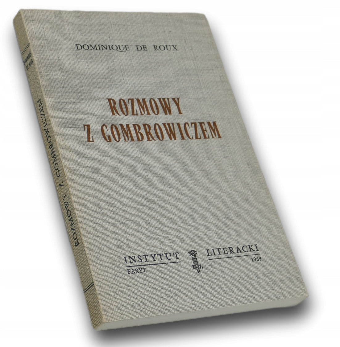 Rozmowy z Gombrowiczem D De Roux