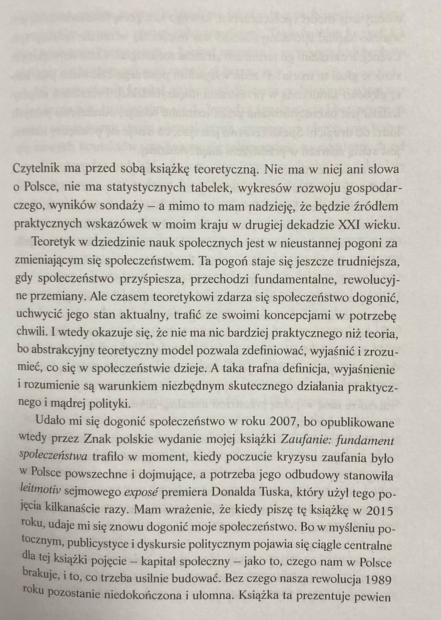 Kapitał społeczny. Teoria przestrzeni międzyludzkiej Piotr Sztompka