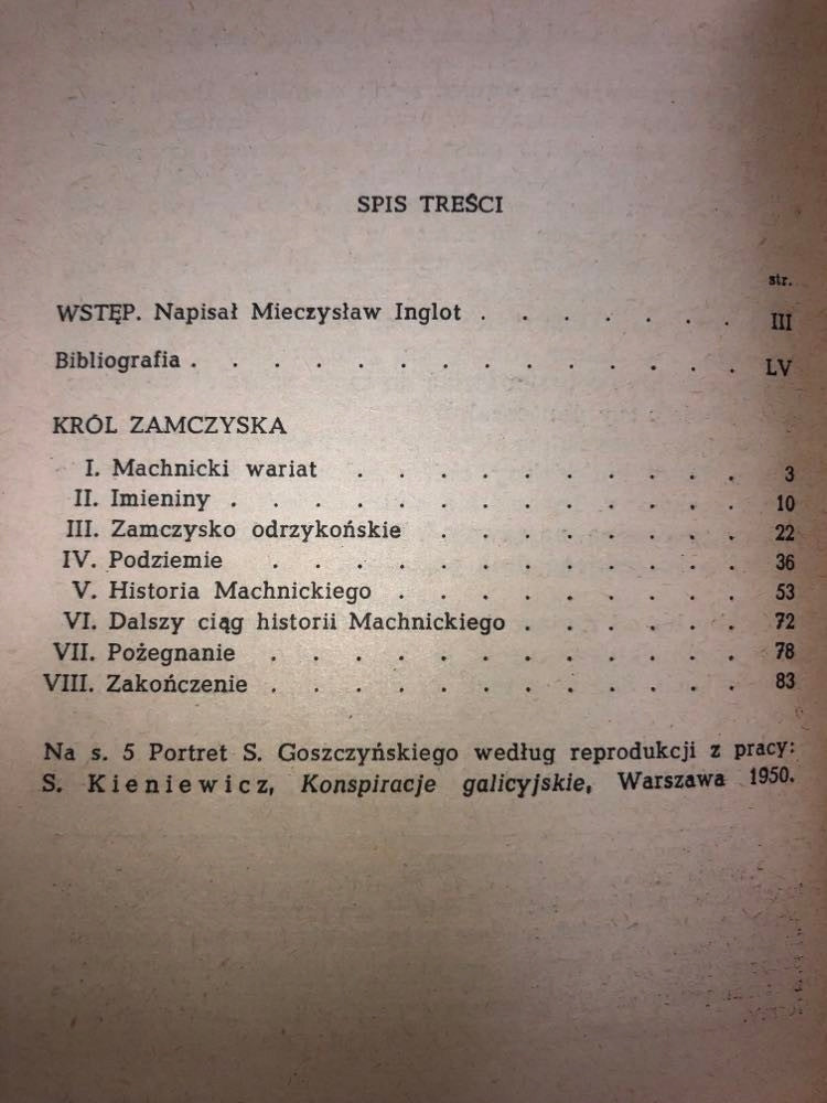Król Zamczyska - Seweryn Goszczyński