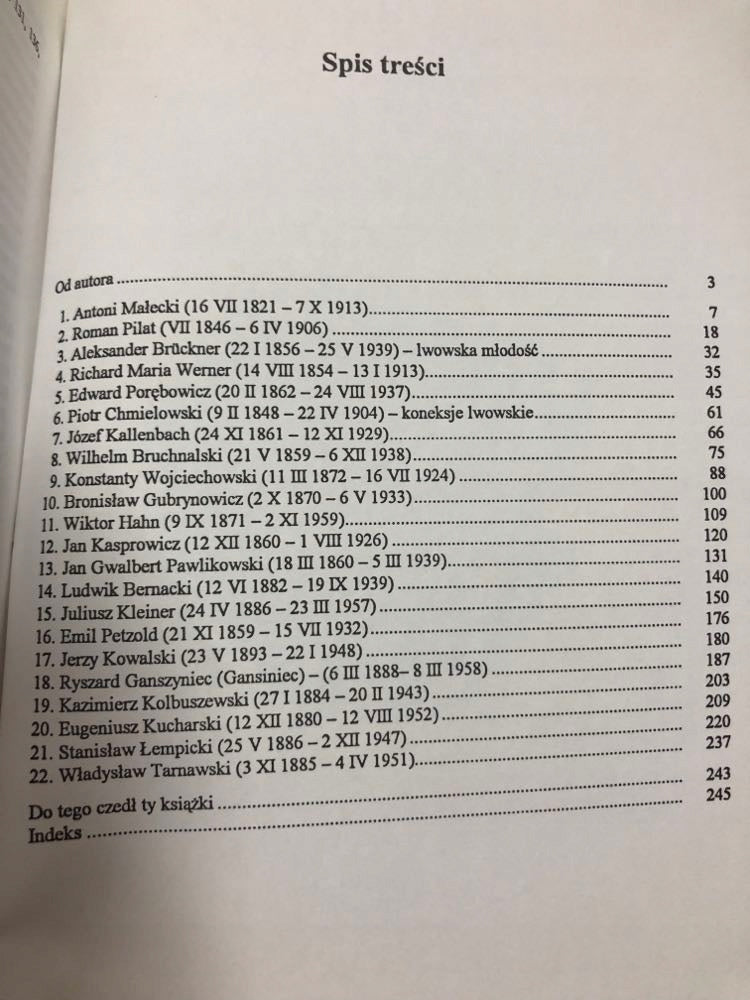 Sylwetki lwowskich historyków literatury - Jerzy Starnawski