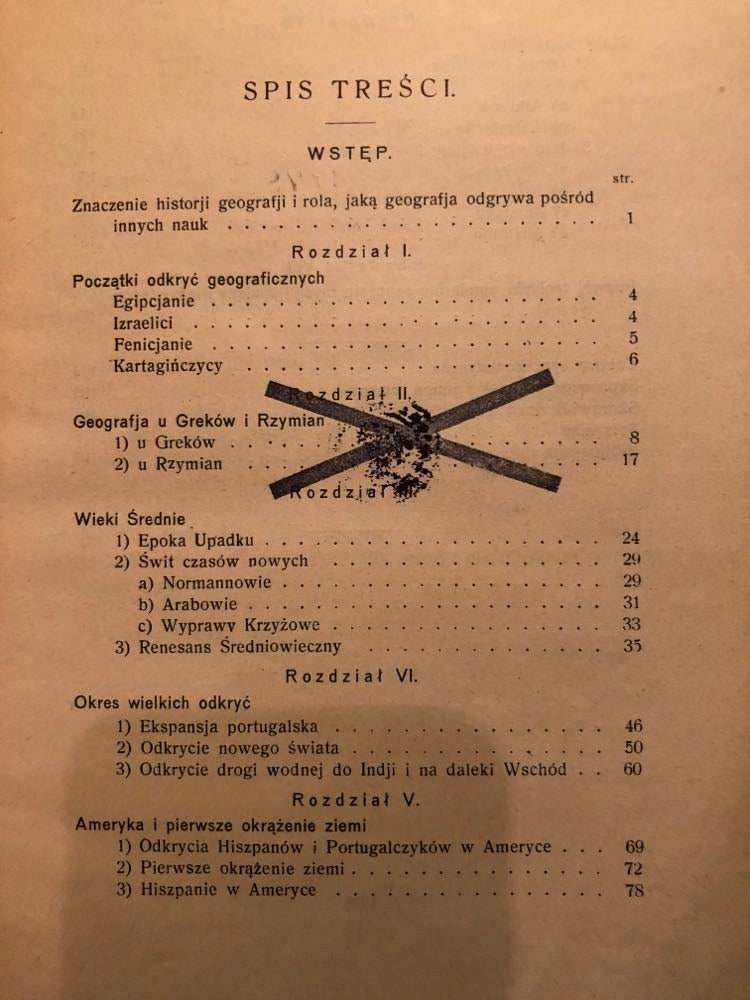 Zarys dziejów rozwoju horyzontu geograficznego na tle historii odkryć -Loth