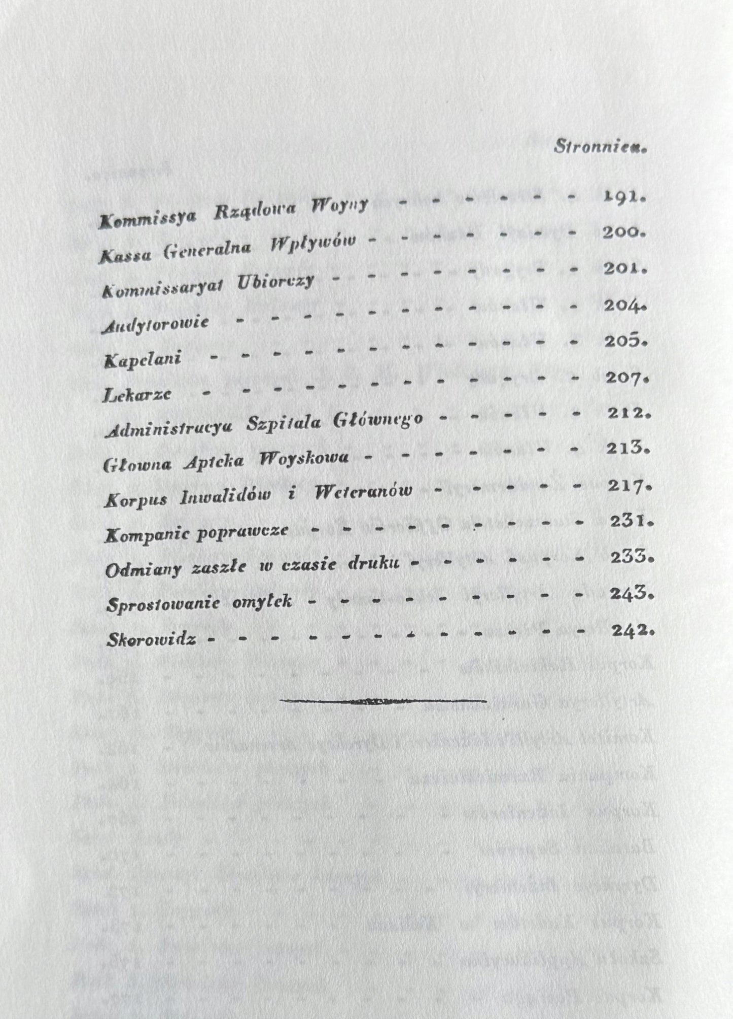 Rocznik Wojskowy Królestwa Polskiego na rok 1825 Praca zbiorowa