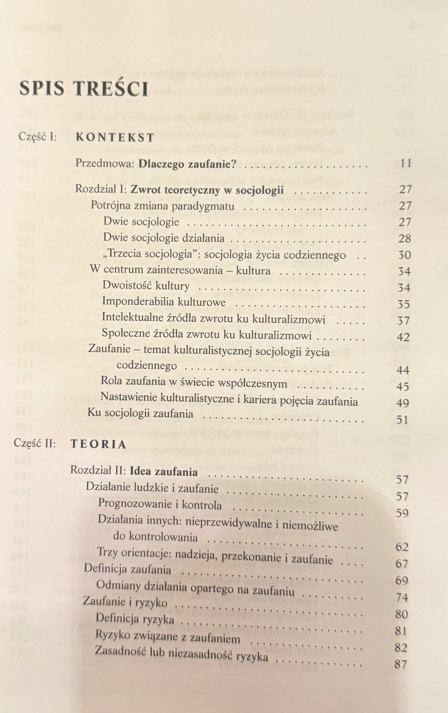 Zaufanie. Fundament społeczeństwa Piotr Sztompka