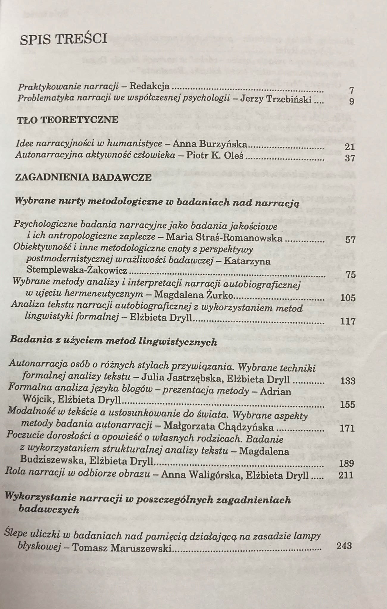 Narracja Teoria i praktyka Praca zbiorowa