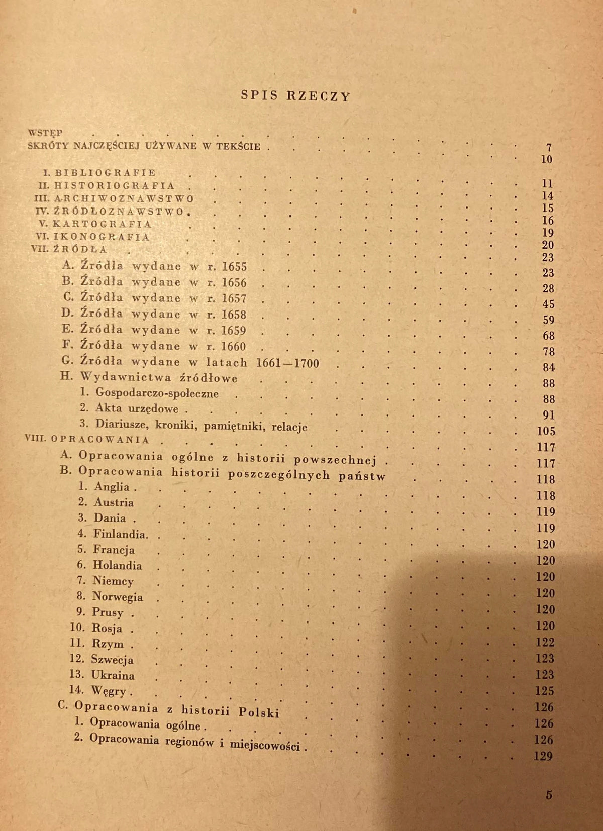 Polska w okresie drugiej wojny północnej 1655-1660 Bibliografia