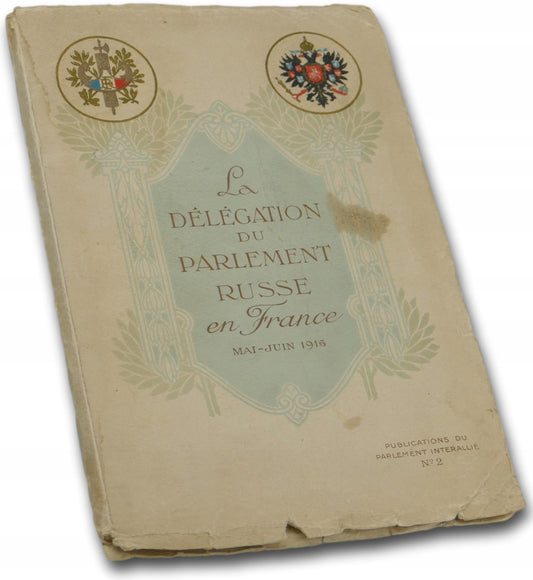 La delegation du parlement russe en France 1916 P. zbiorowa [przedwojwnne]