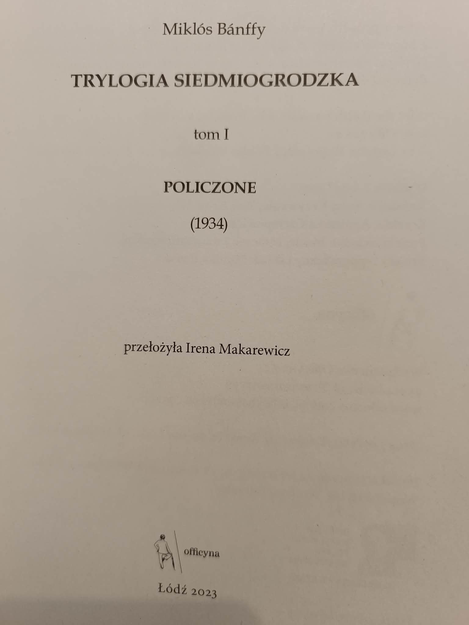 Policzone, Miklos Banffy