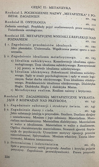 Kazimierz Ajdukiewicz Zagadnienia i kierunki filozofii