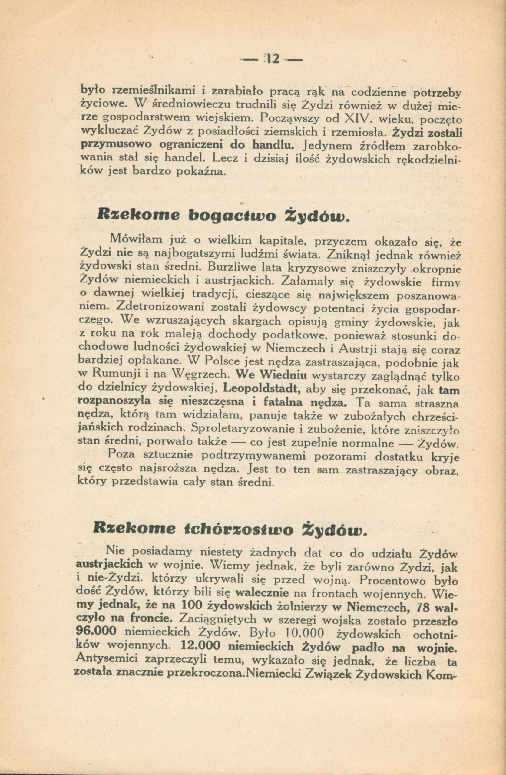 Tak? czy tak? Prawda o antysemityźmie Harand Irena [Kraków 1933]