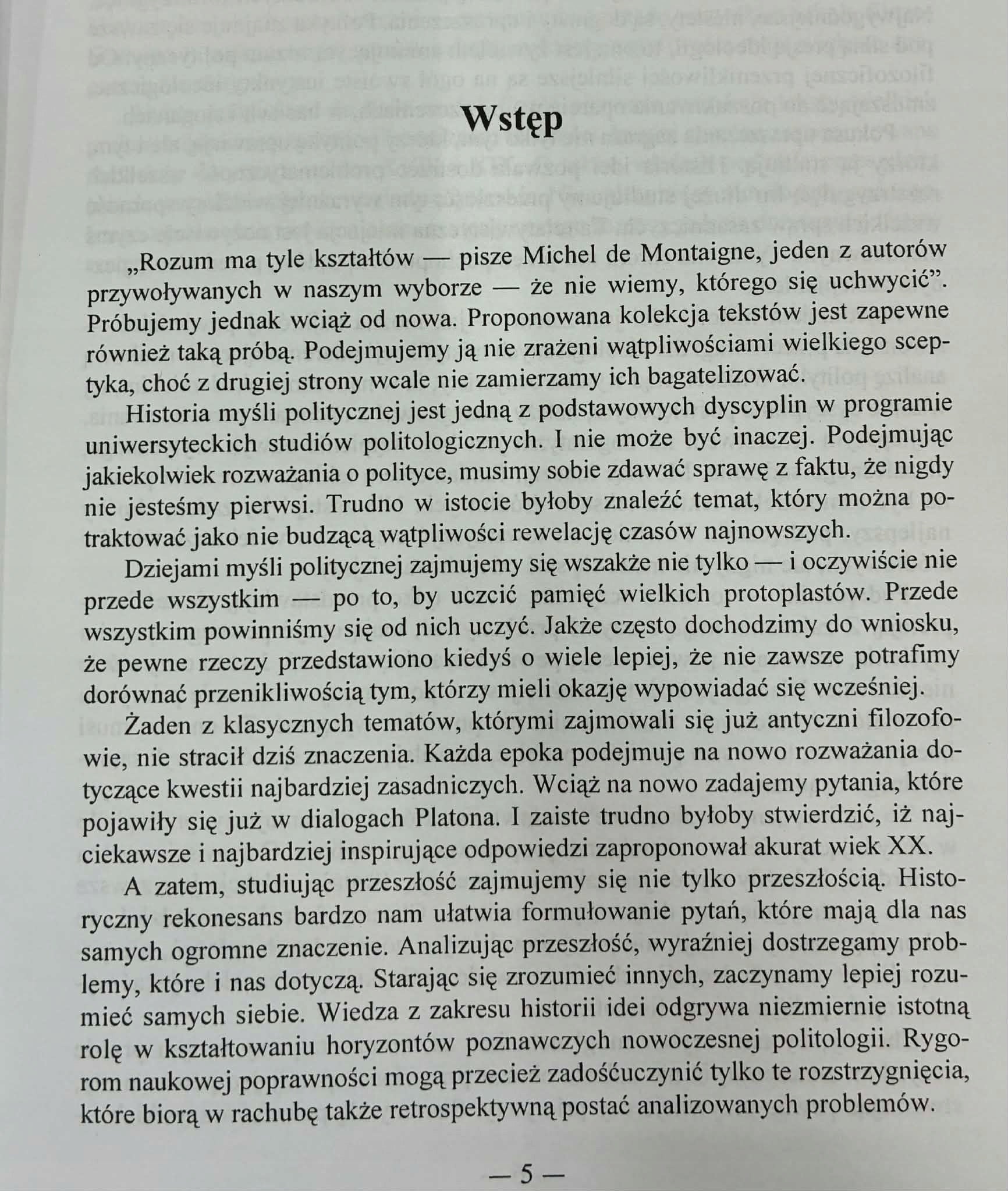 Historia idei politycznych wybór tekstów Tom. I-II