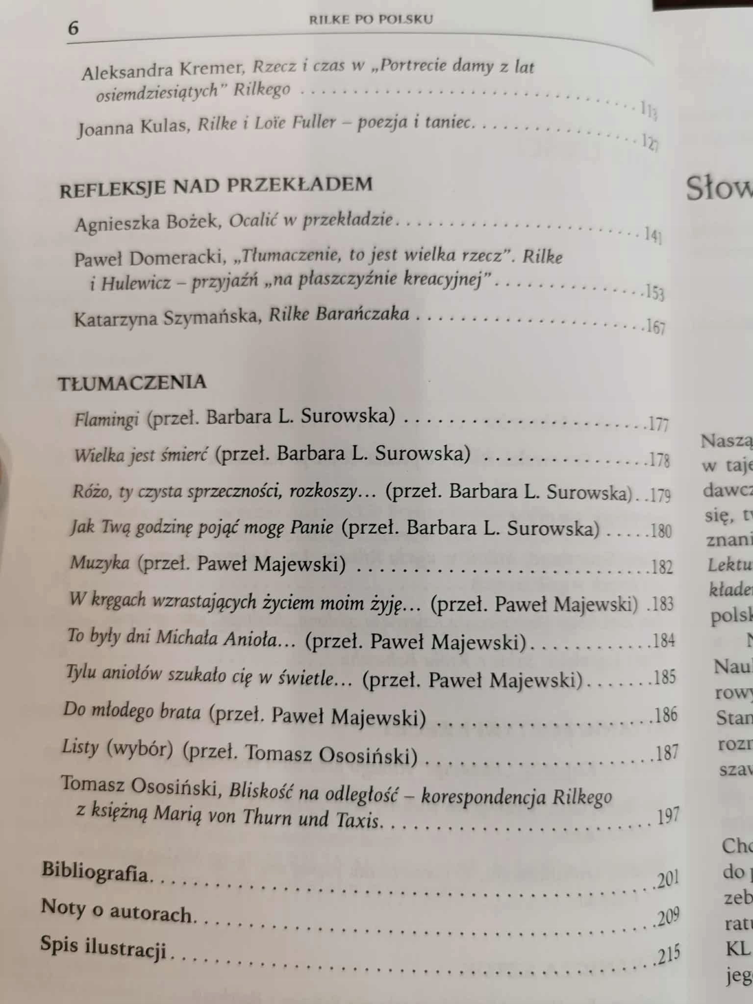 Rilke po polsku, J. Kulas M. Golubiewski