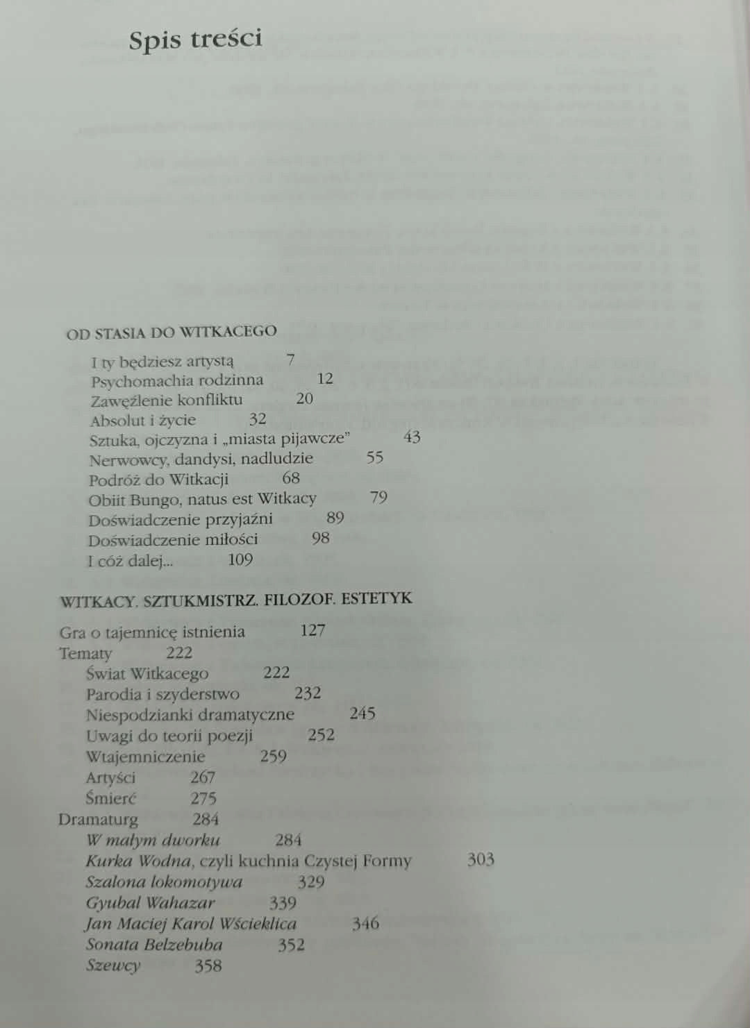 Witkacy na zawsze, Jan Błoński