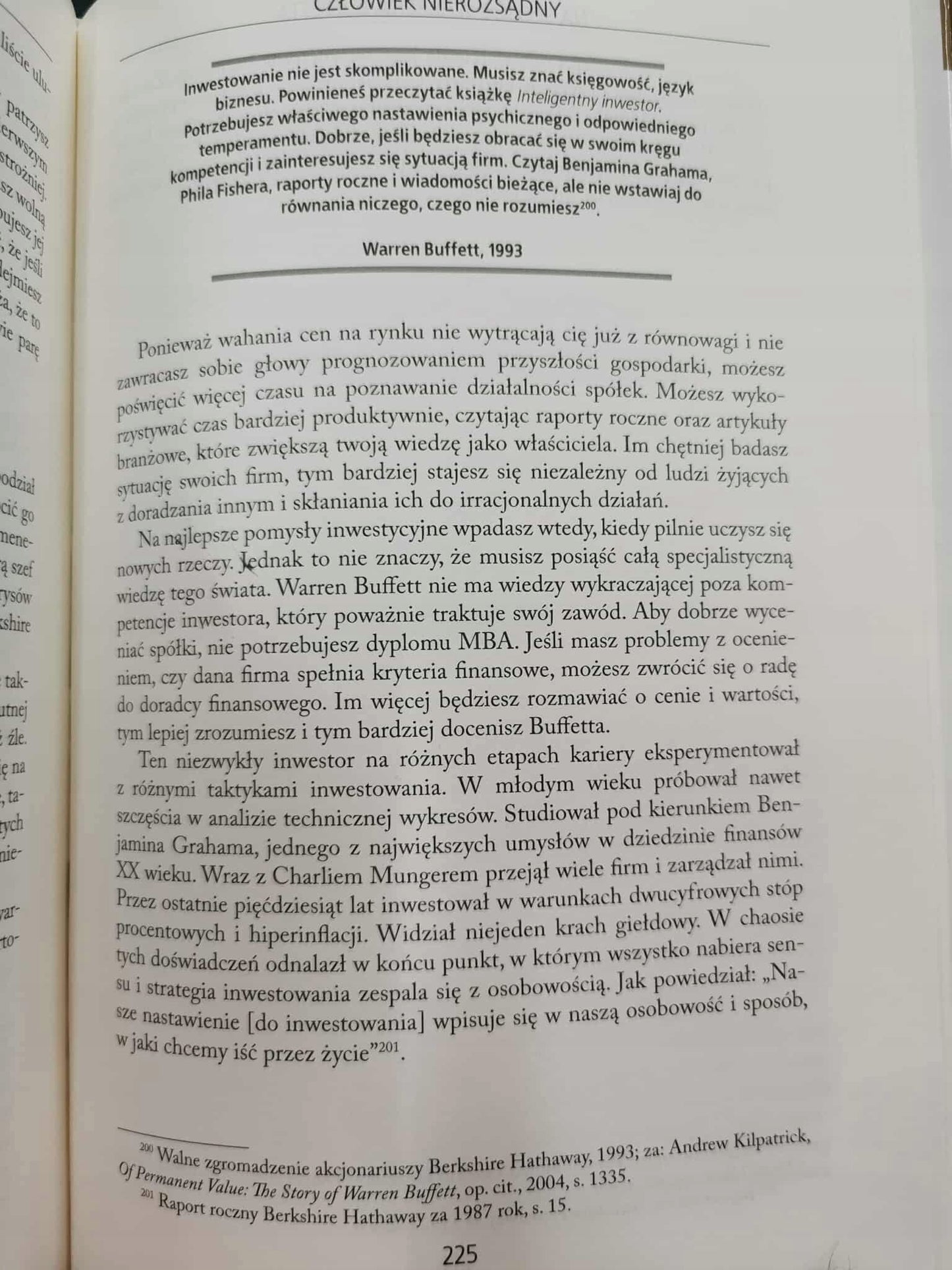 Na sposób Warrena Buffeta, Robert G. Hagstrom