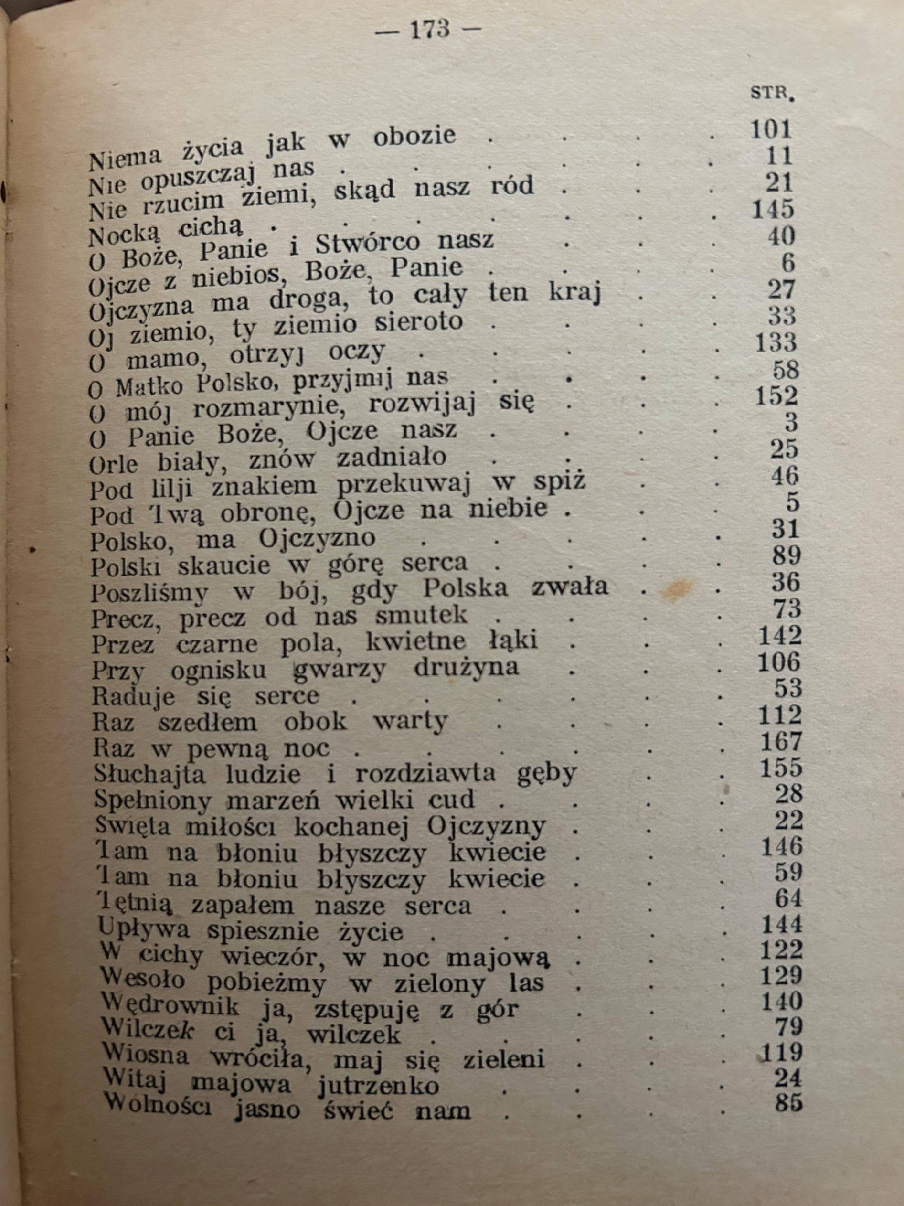 Czuwaj! Pieśni harcerskie - O.M. Żukowski [1938 r.]