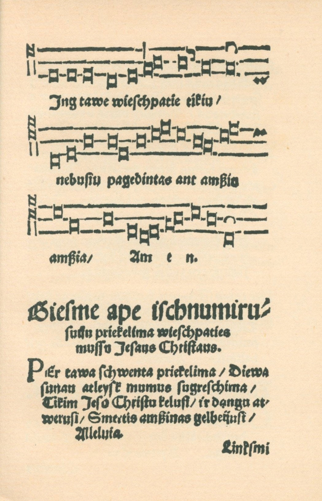 M. Mosswida Waitkuna przekład litewski "Te Deum laudamus" z r. 1549 [1897]