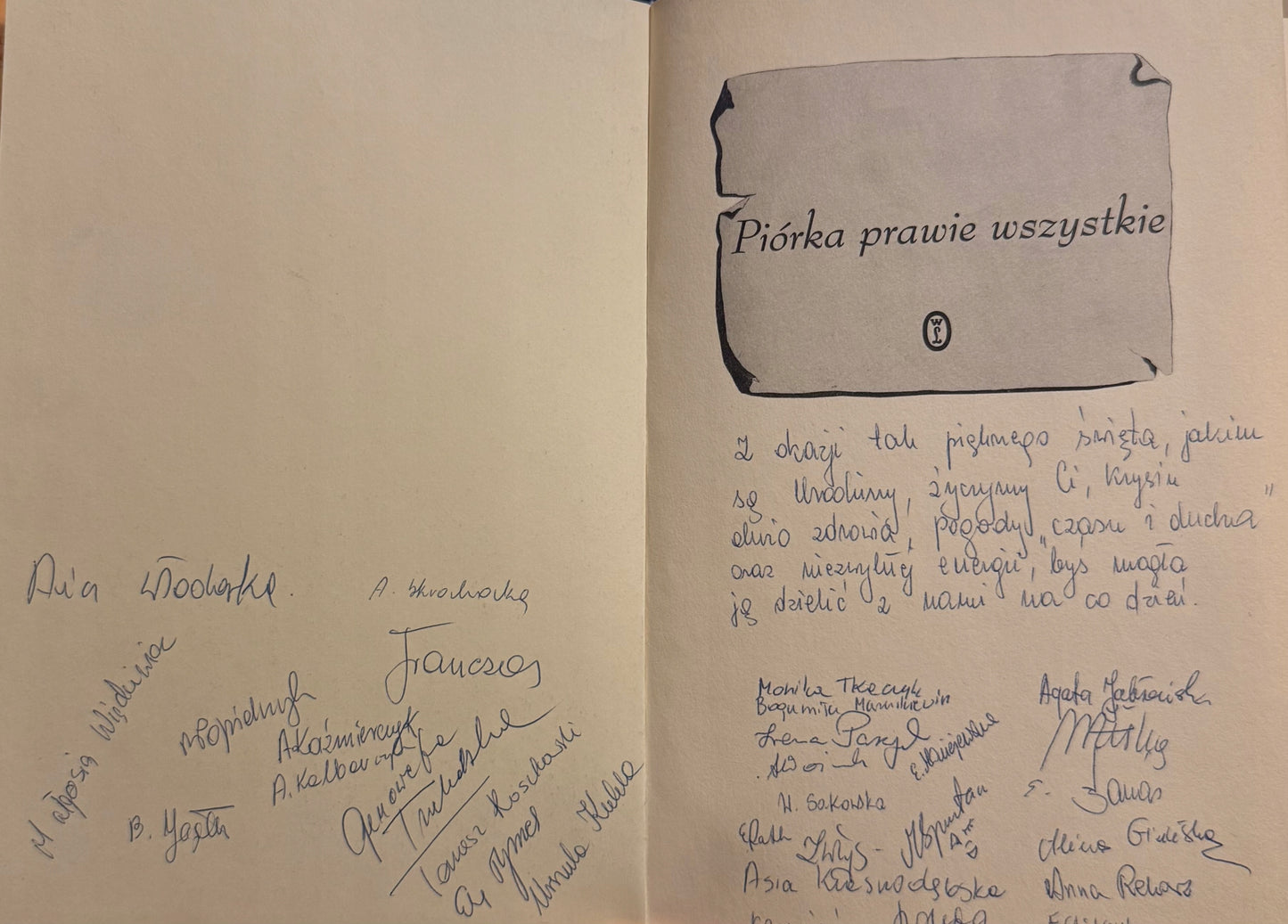 Piórka prawie wszystkie Jan Sztaudynger