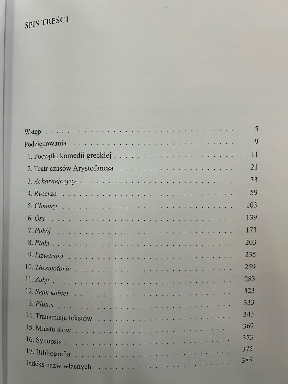 Arystofanes - Olga Śmiechowicz