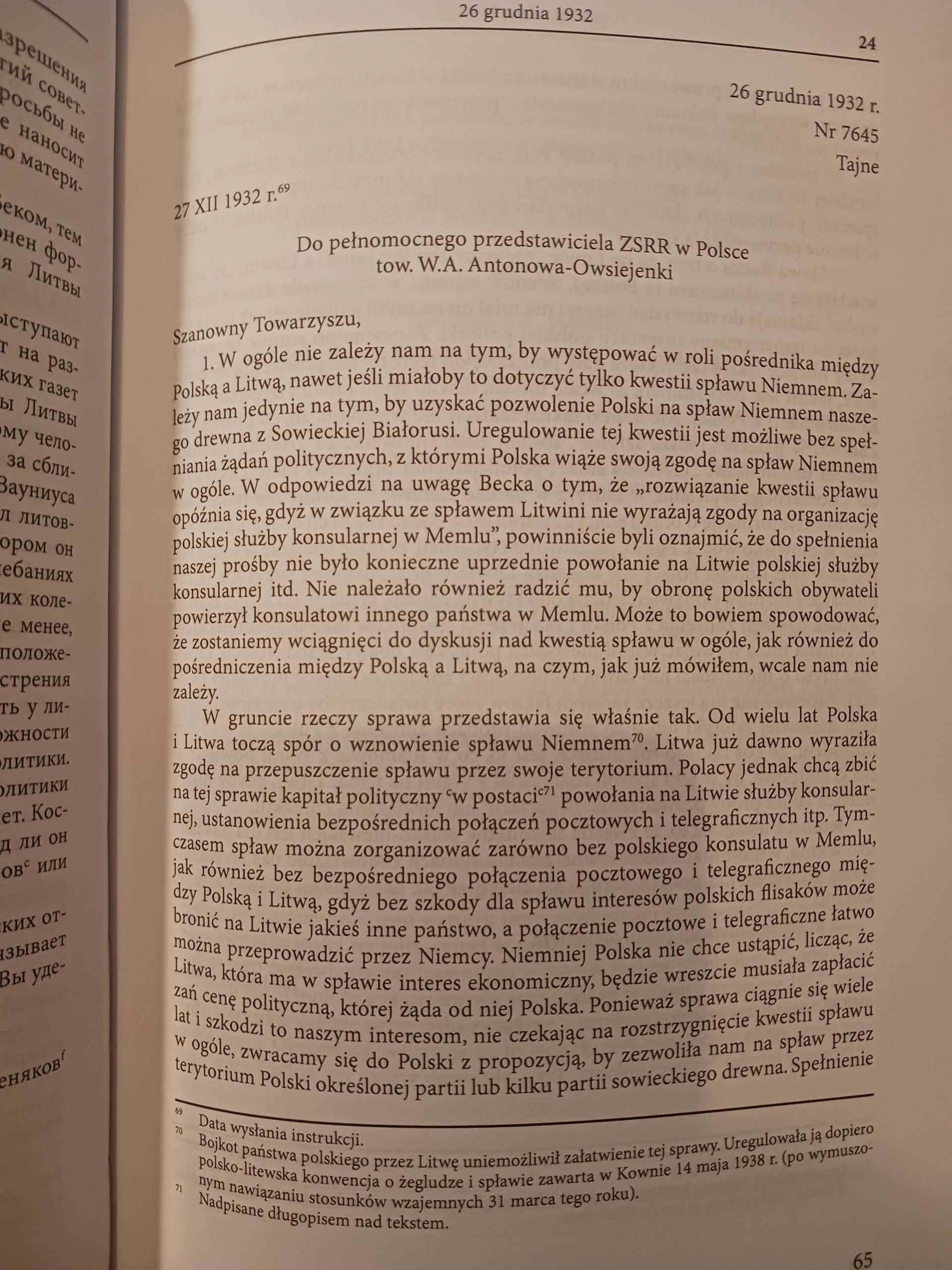 Dokumenty do historii stosunków polsko-sowieckich x8 Praca zbiorowa