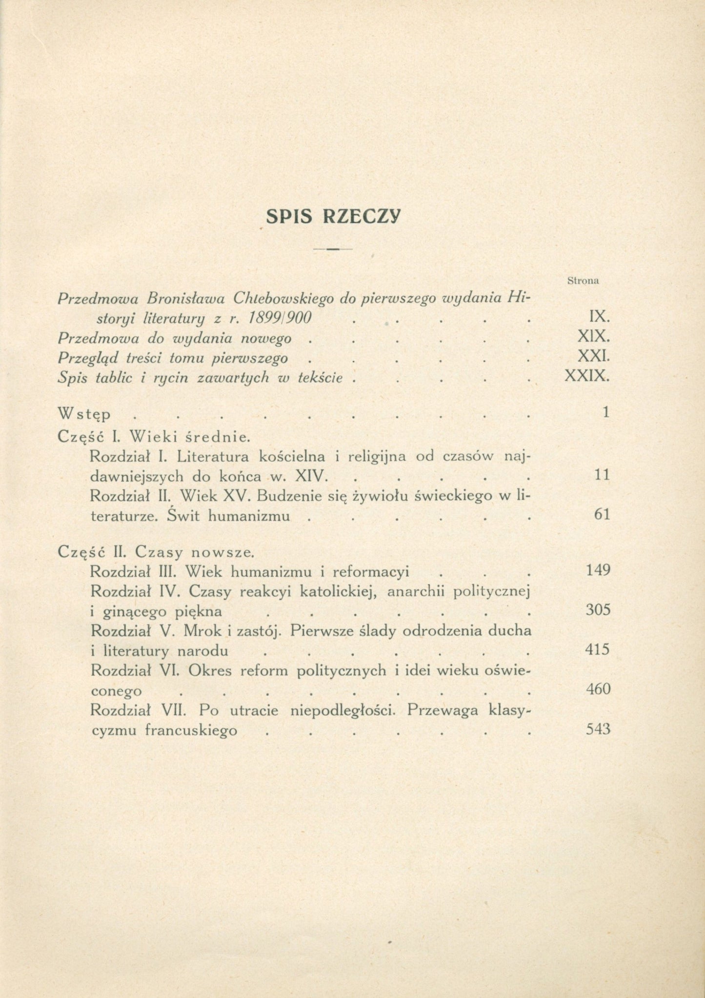 Chmielowski Piotr - Historya literatury polskiej, t. I [Lwów 1915]