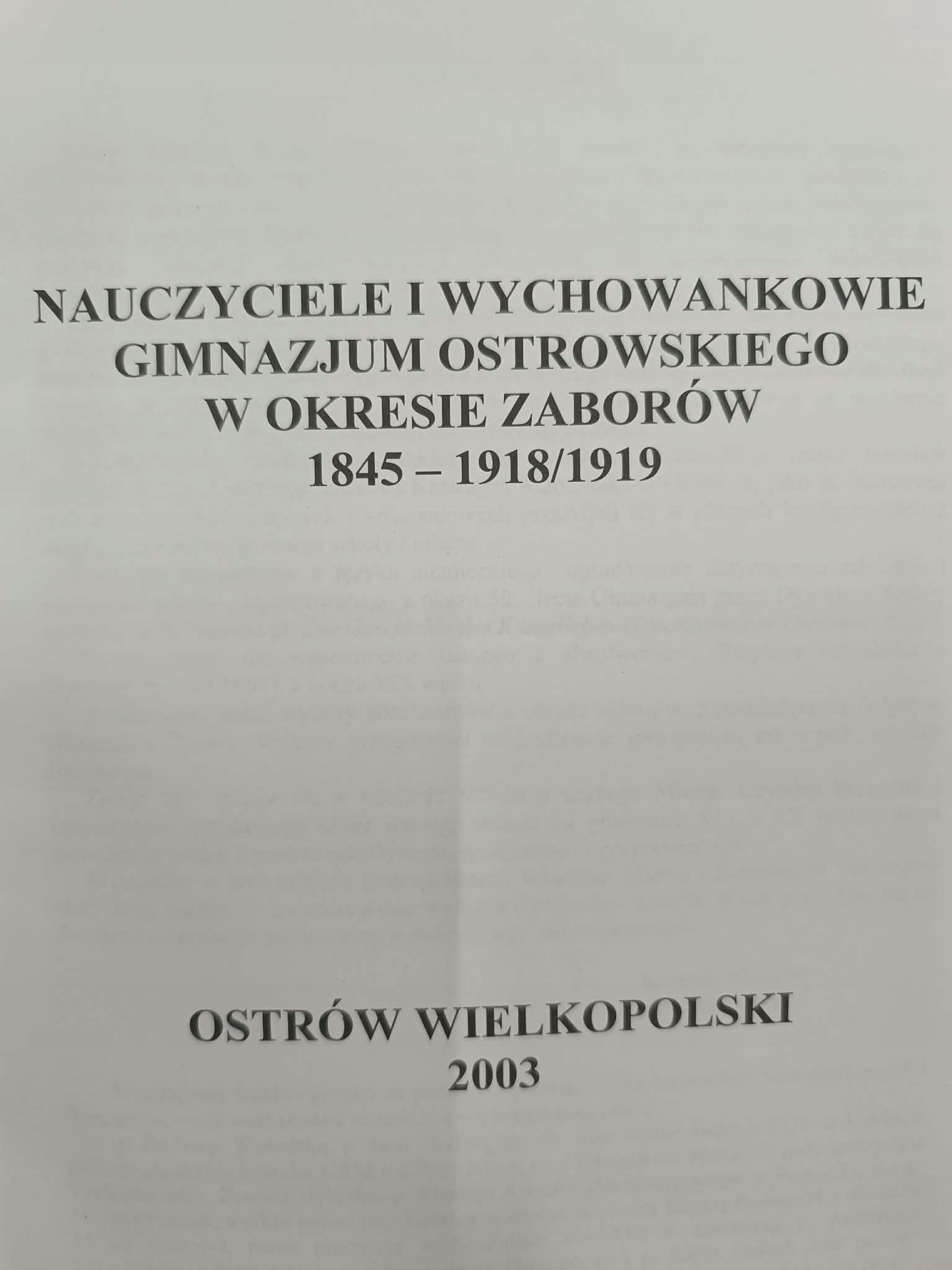 Księga pamięci Non omnis moriar, Alma mater Ostroviensis