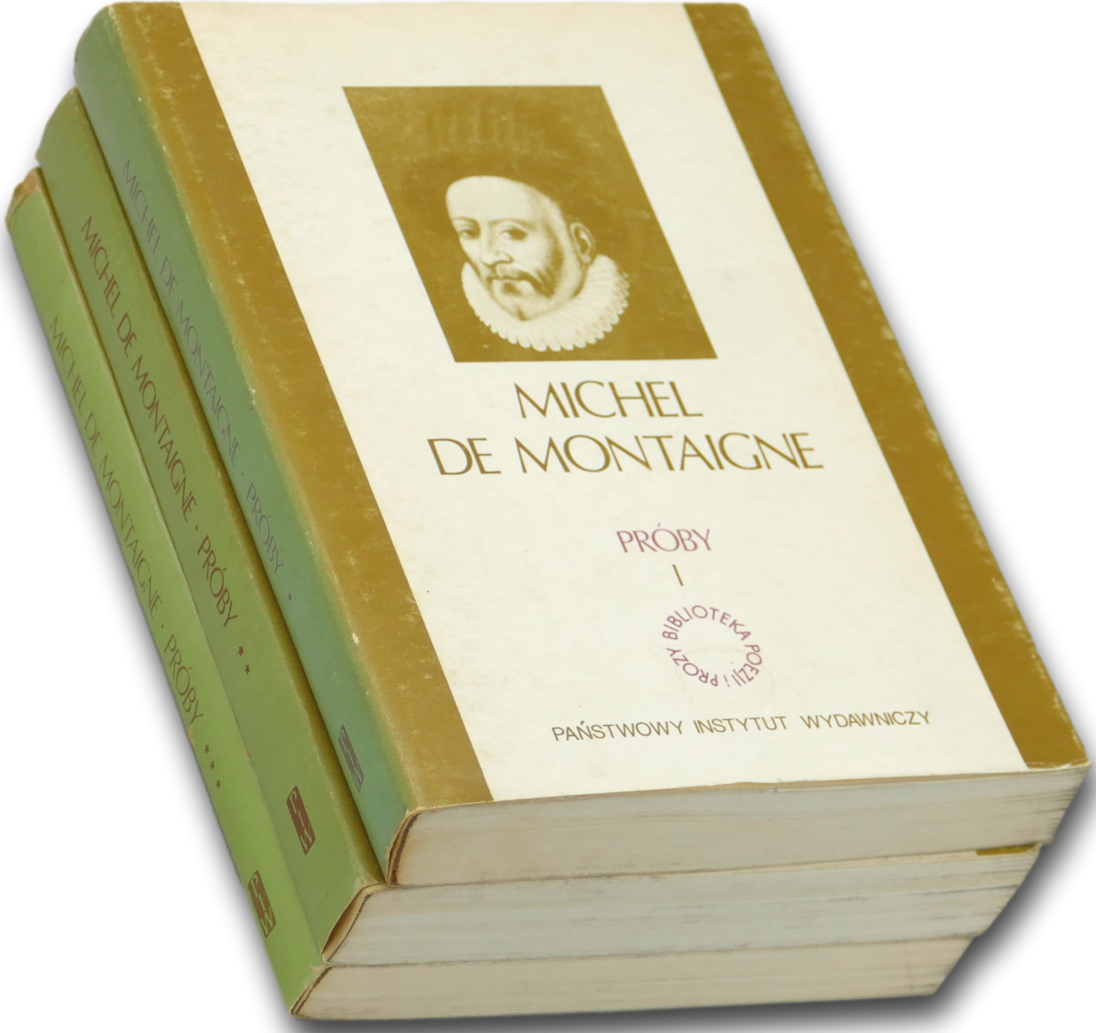 Próby t. 1-3 Michel De Montaigne (twarde okładki)