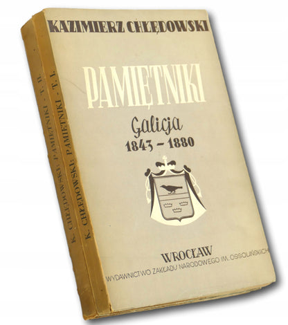 Zestaw 2 książek Kazimierz Chłędowski Pamiętniki Galicja 1843-1880...