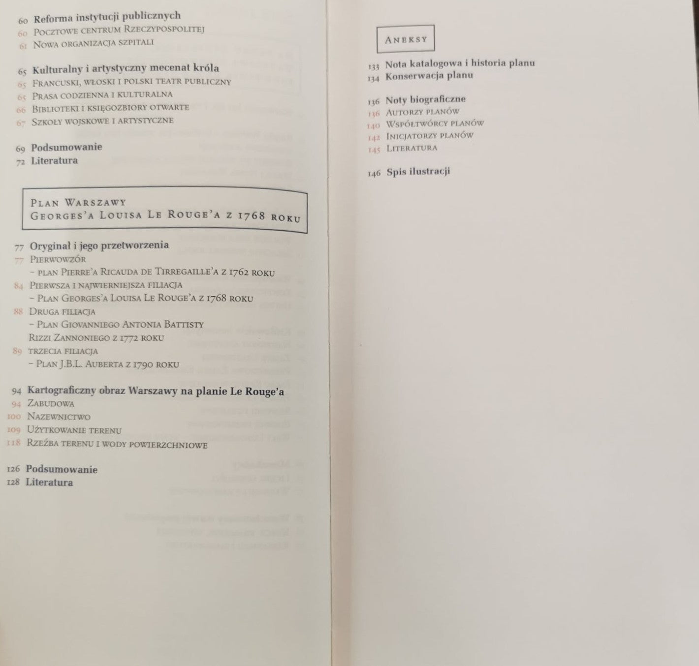 Plan Warszawy 1768 [tekst + mapy], K. Wagner, P. Weszpiński
