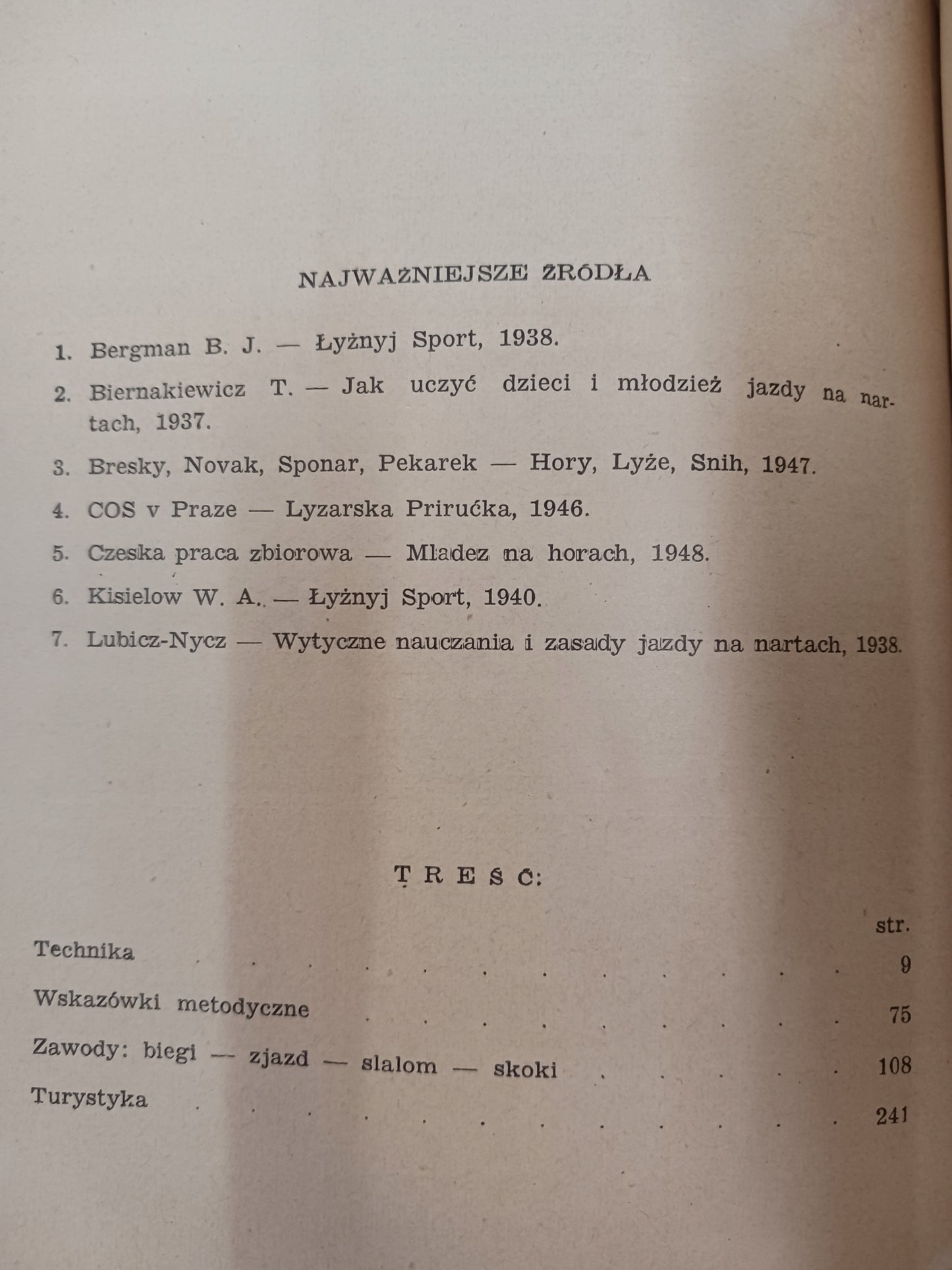 Narciarstwo Zygmunt Bielczyk, Stanisław Ziobrzyński [1950 rok]