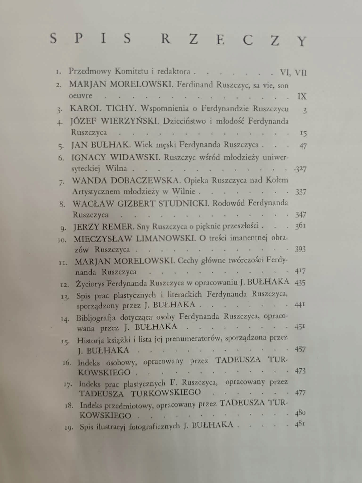 Ferdynand Ruszczyc, życie i dzieło [Wilno 1939]