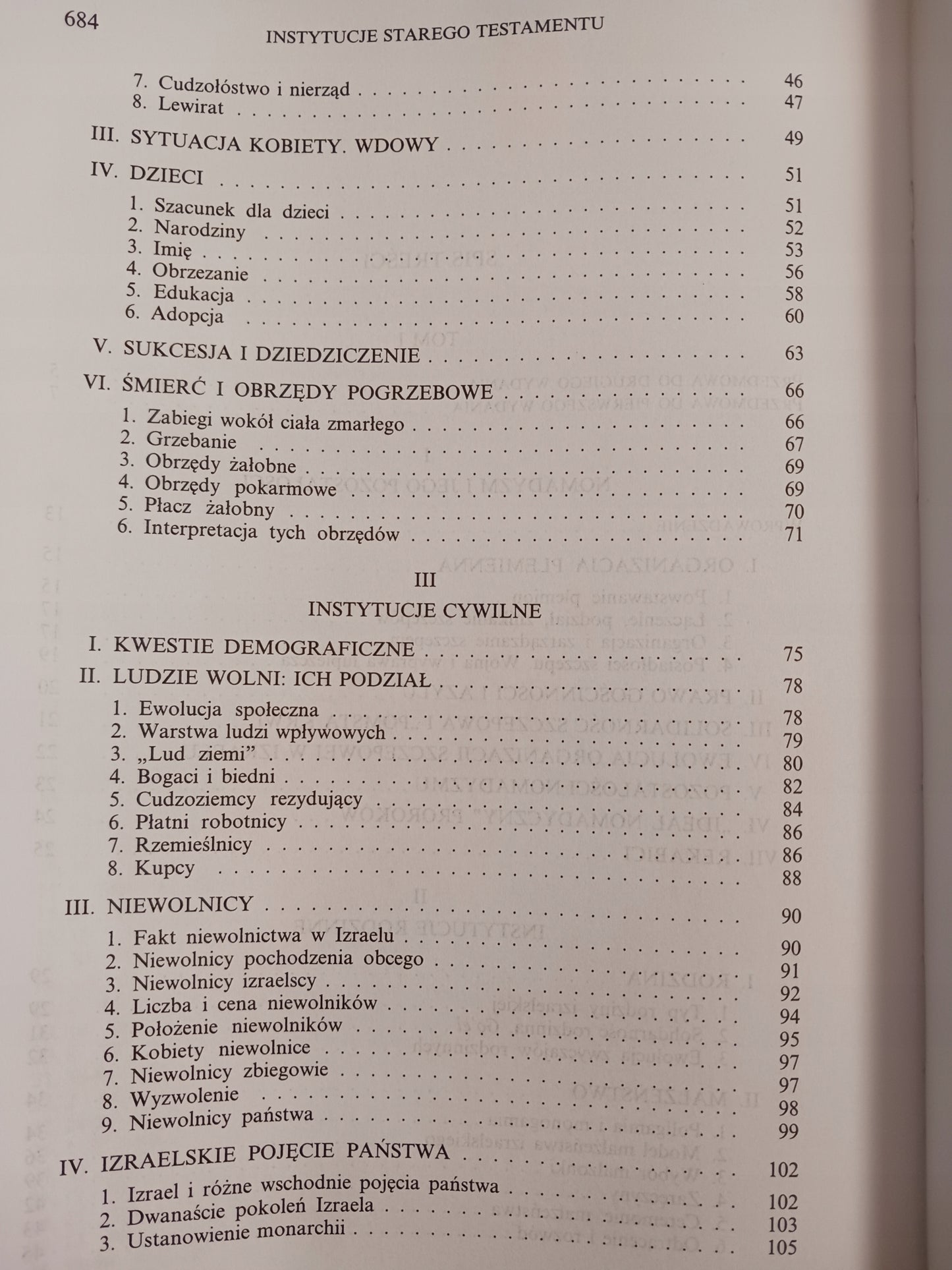 Instytucje Starego Testamentu Tom I i II Roland de Vaux