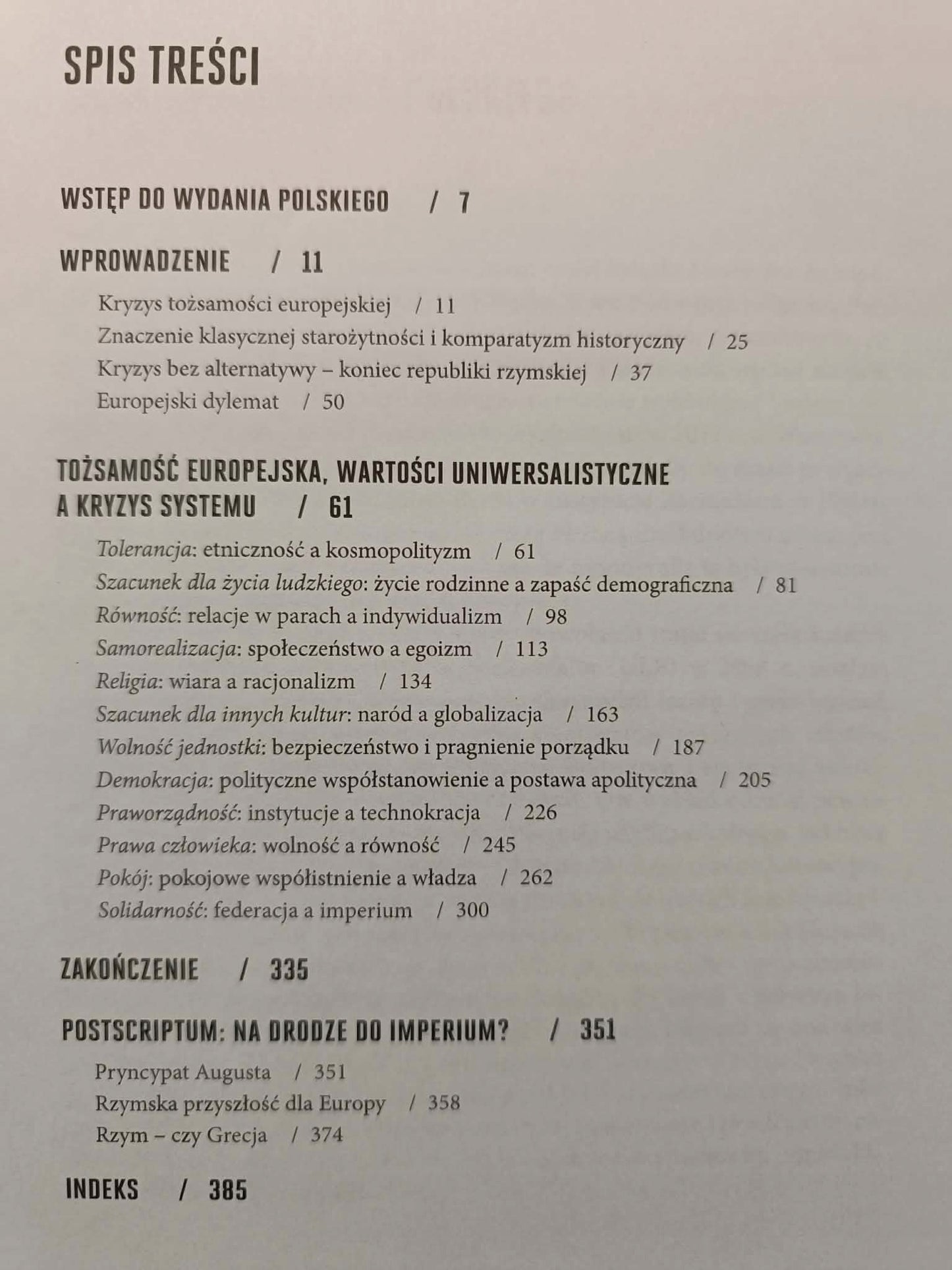 David Engels Na drodze do imperium Kryzys Unii Europejskiej i upadek