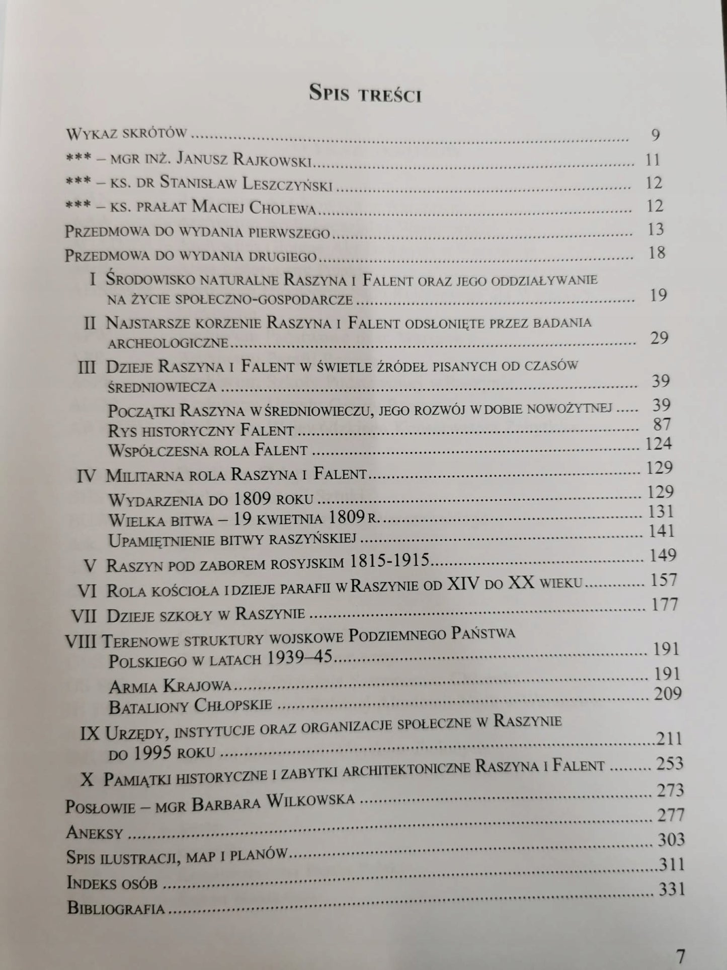Dzieje Raszyna i Falent, Honorata Kaszuba