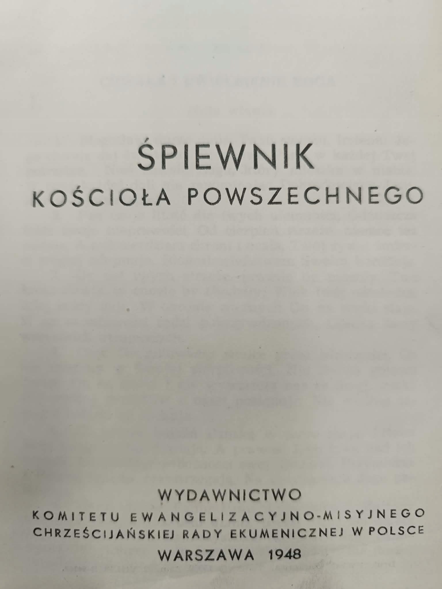 Śpiewnik Kościoła Powszechnego [przedsoborowy]