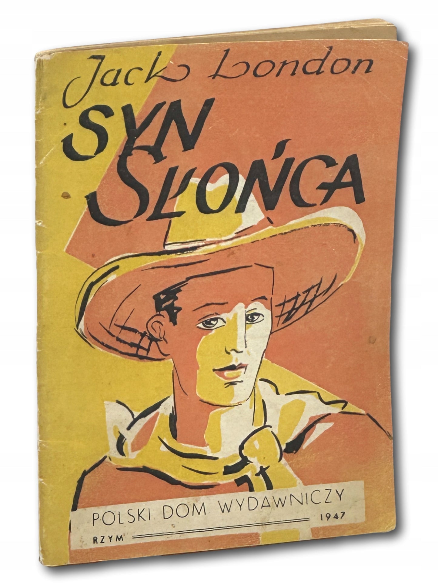 Syn słońca Jack London [okł. Jerzy Młodnicki][Rzym 1947]