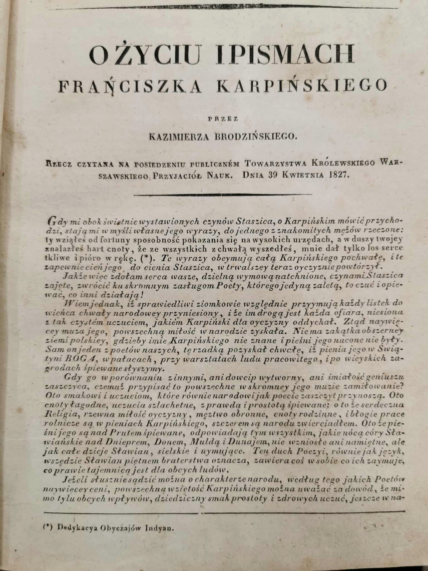 Dzieła. Franciszek Karpiński [Warszawa 1830]