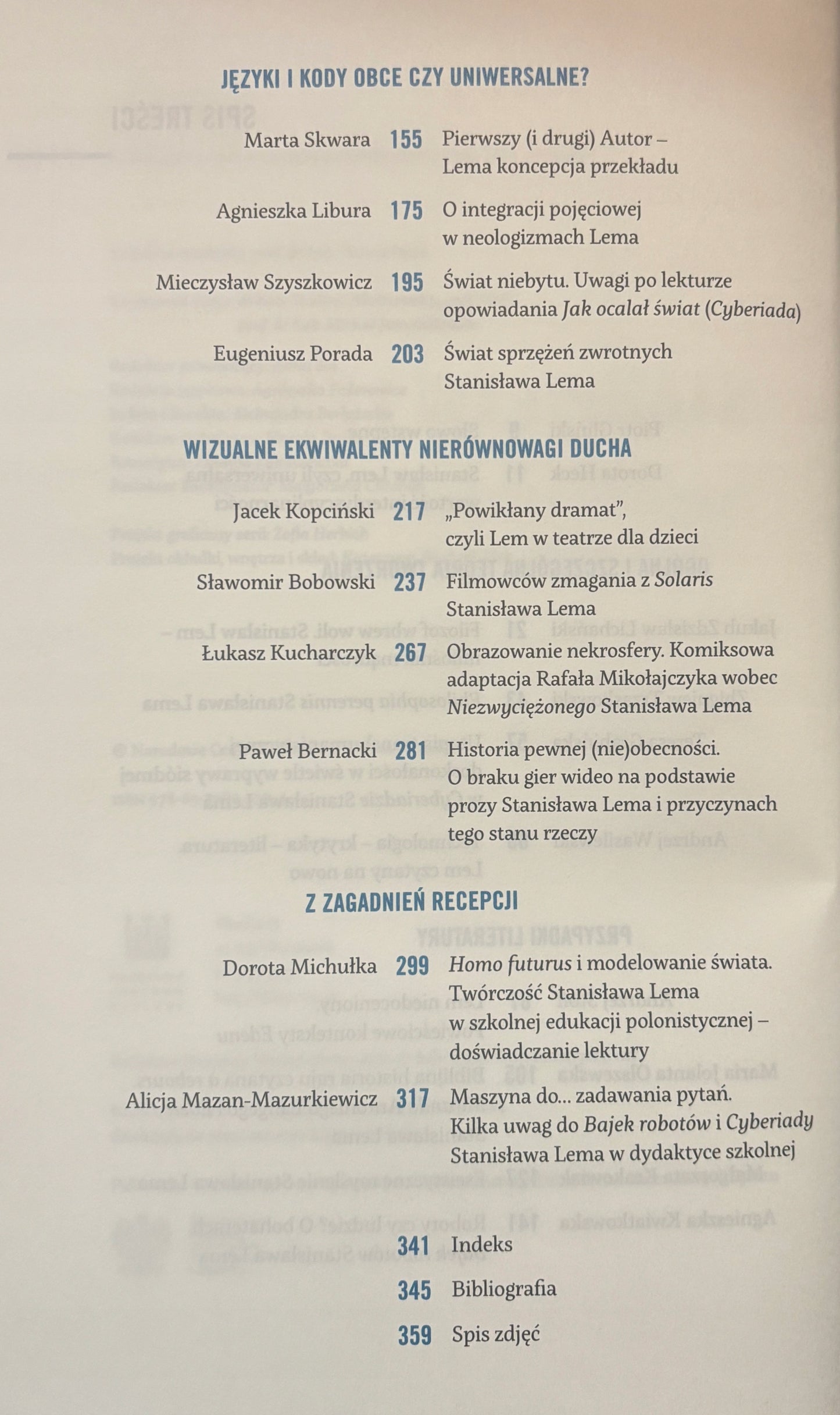 Stanisław Lem. Fantastyka naukowa i fikcje nauki. Praca zbiorowa