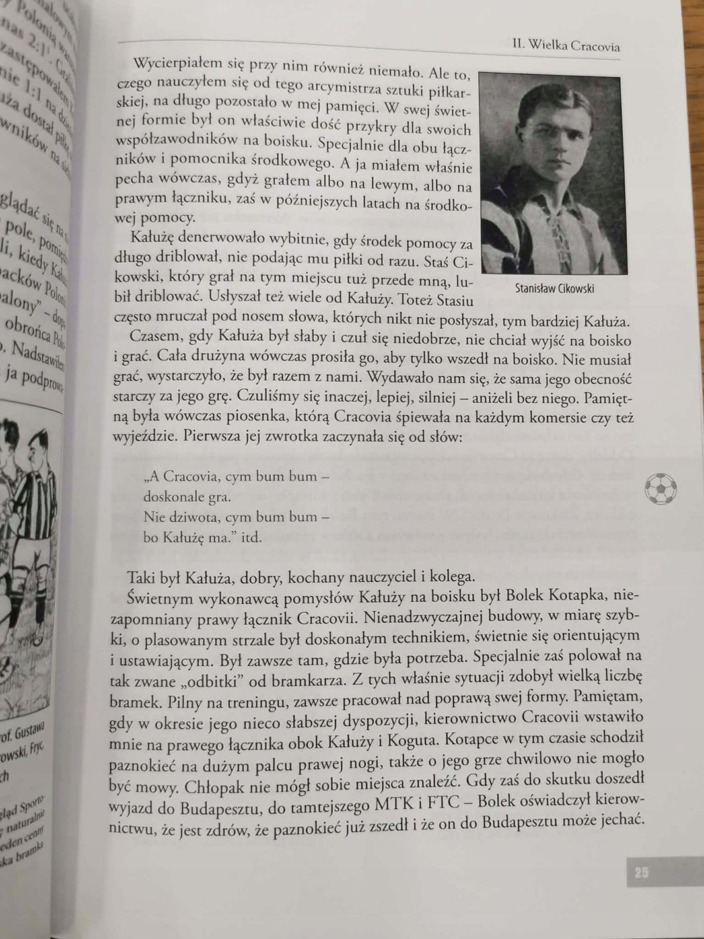 Pasiaste serce. Wspomnienia starego piłkarza, Zygmunt Chruściński