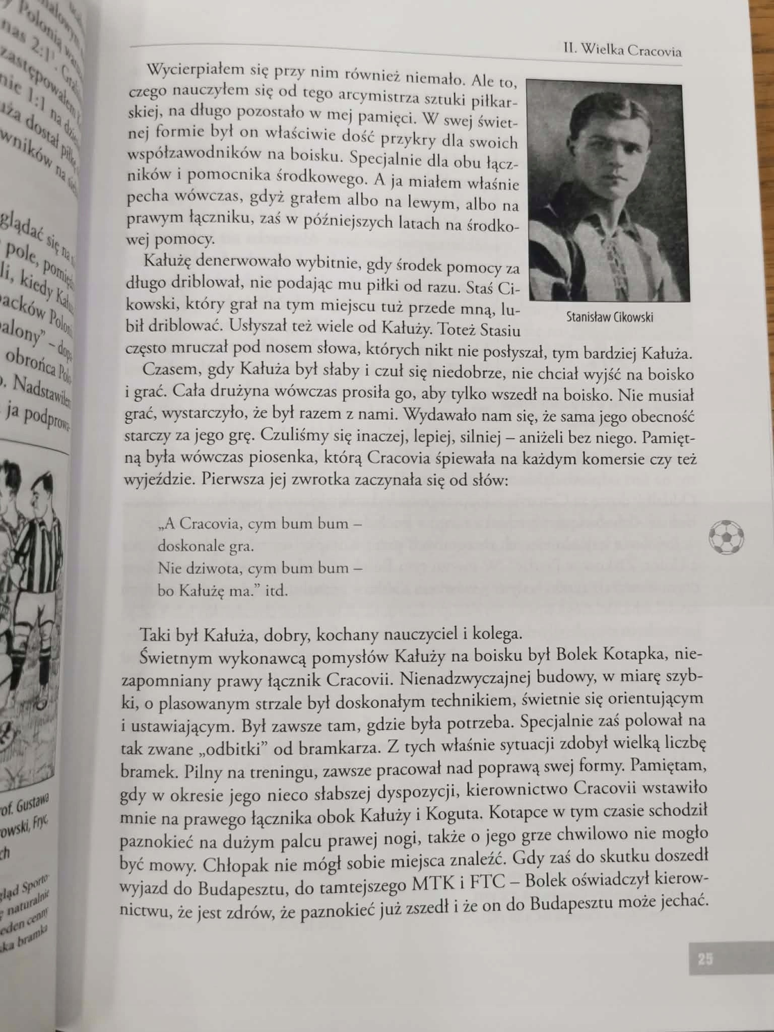 Pasiaste serce. Wspomnienia starego piłkarza, Zygmunt Chruściński