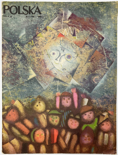 Zestaw 9 numerów Miesięcznik POLSKA 1965-1974 [okładki: Antoni Boratyński]