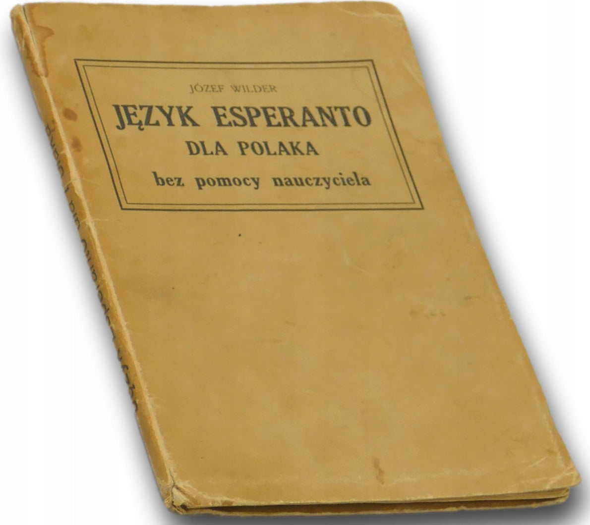 Język esperanto dla Polaka bez pomocy nauczyciela-Józef Wilder przedwojenna