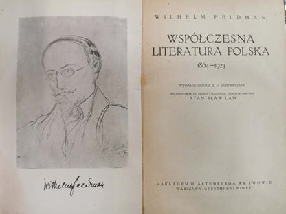 Współczesna literatura polska, W. Feldman, S. Lam [1924]