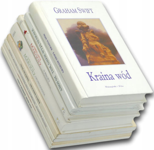 Zestaw x8 Kraina wód Graham Swift, Tam gdzie wyją szakale Amos Oz + ...