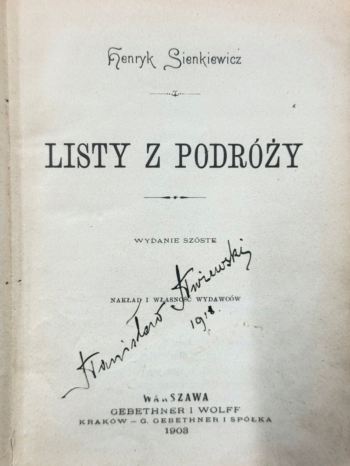 Pisma Henryka Sienkiewicza Tom II, III H.Sienkiewicz [1901/1903][współopr.]