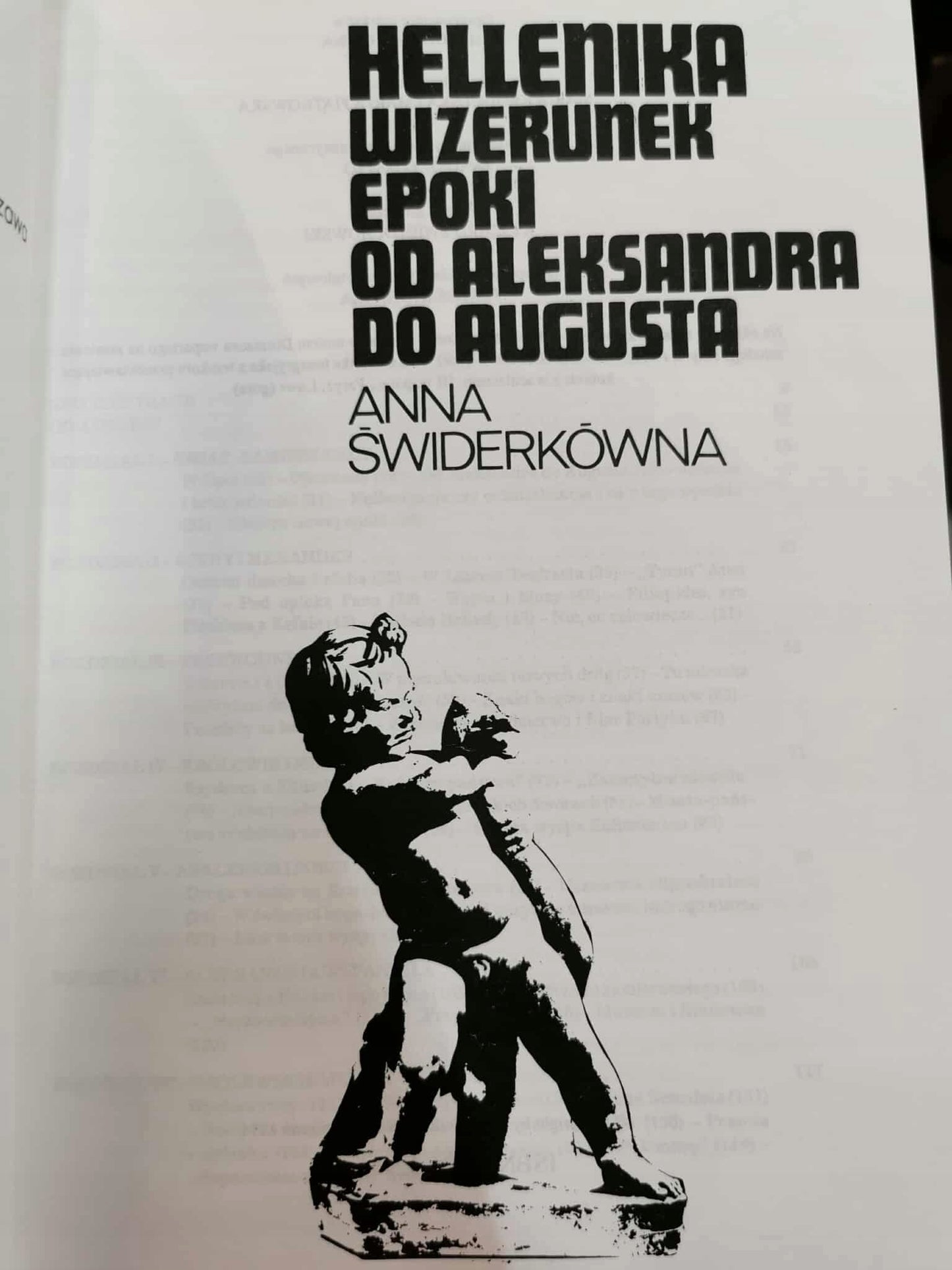 Hellenika wizerunek epoki od Aleksandra do Augusta, Anna Świderkówna