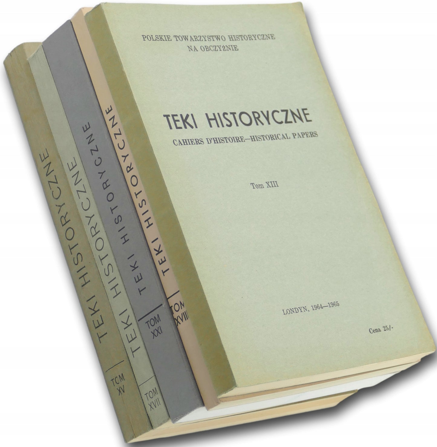 Teki historyczne tomy XIII, XV, XVII, XVIII, XXI Praca zbiorowa