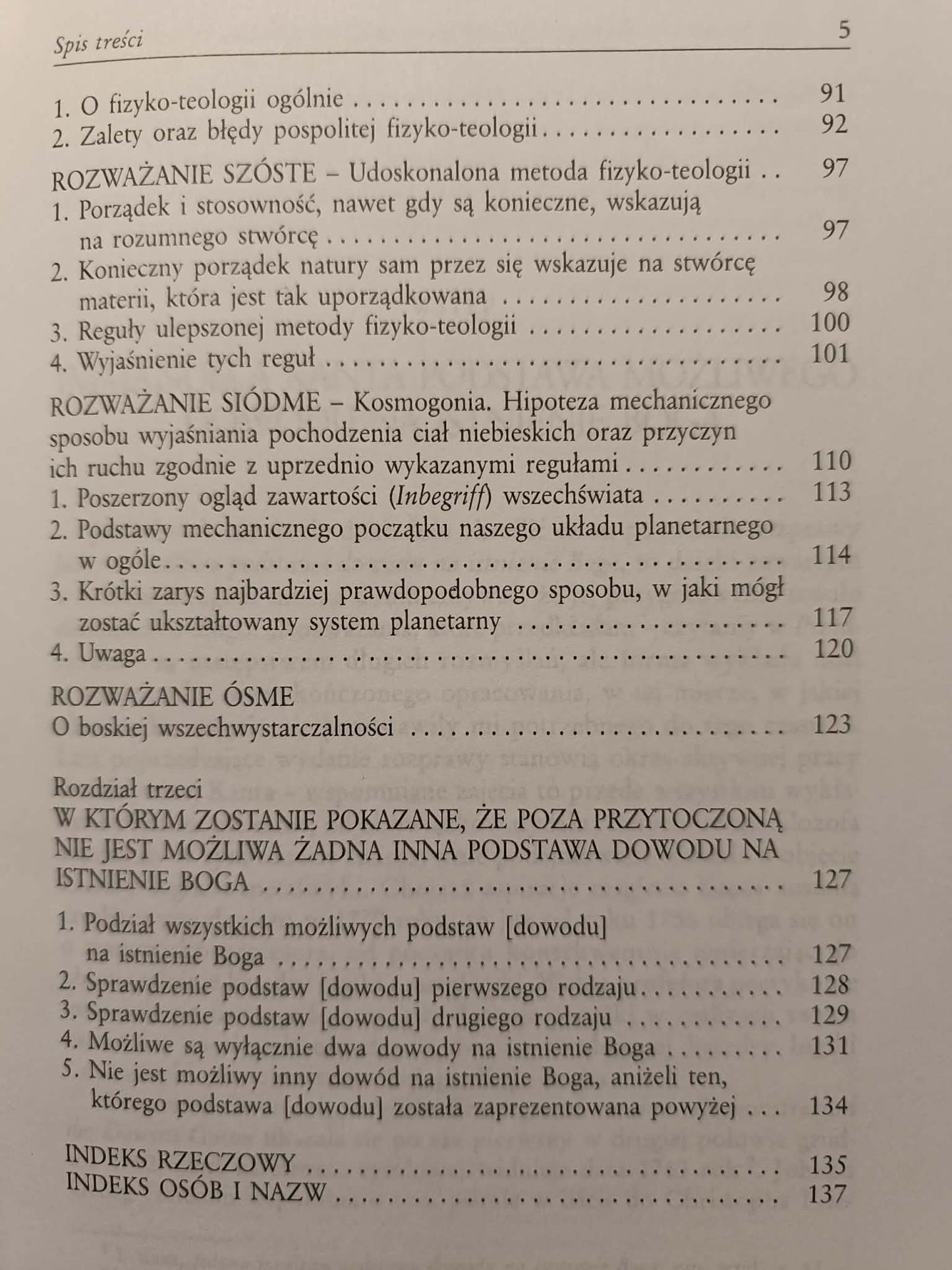 JEDYNA MOŻLIWA PODSTAWA DOWODU NA ISTNIENIE BOGA Immanuel Kant