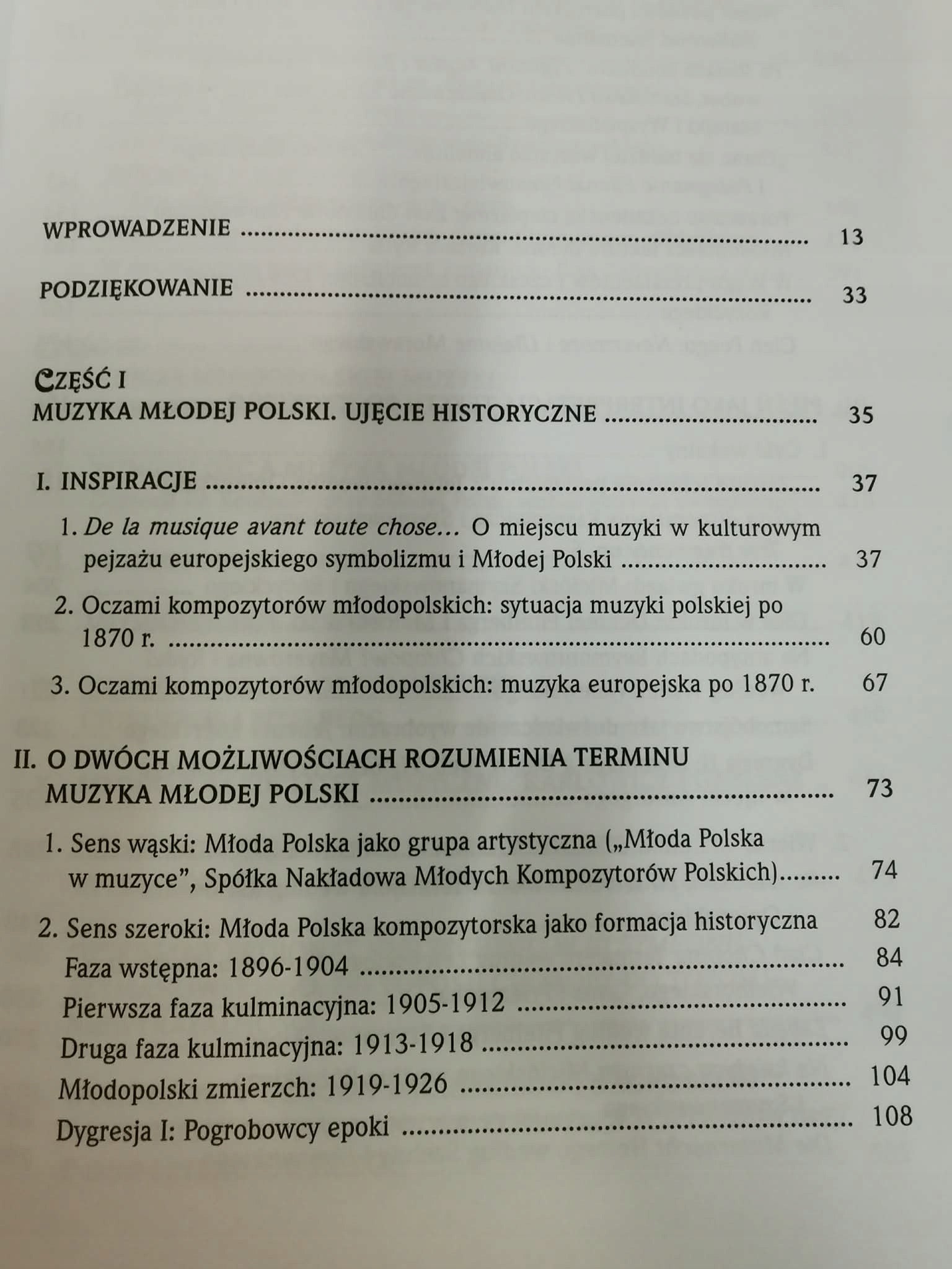 Harmonie i dysonanse. Muzyki Młodej Polski wobec innych sztuk, M. Gmys