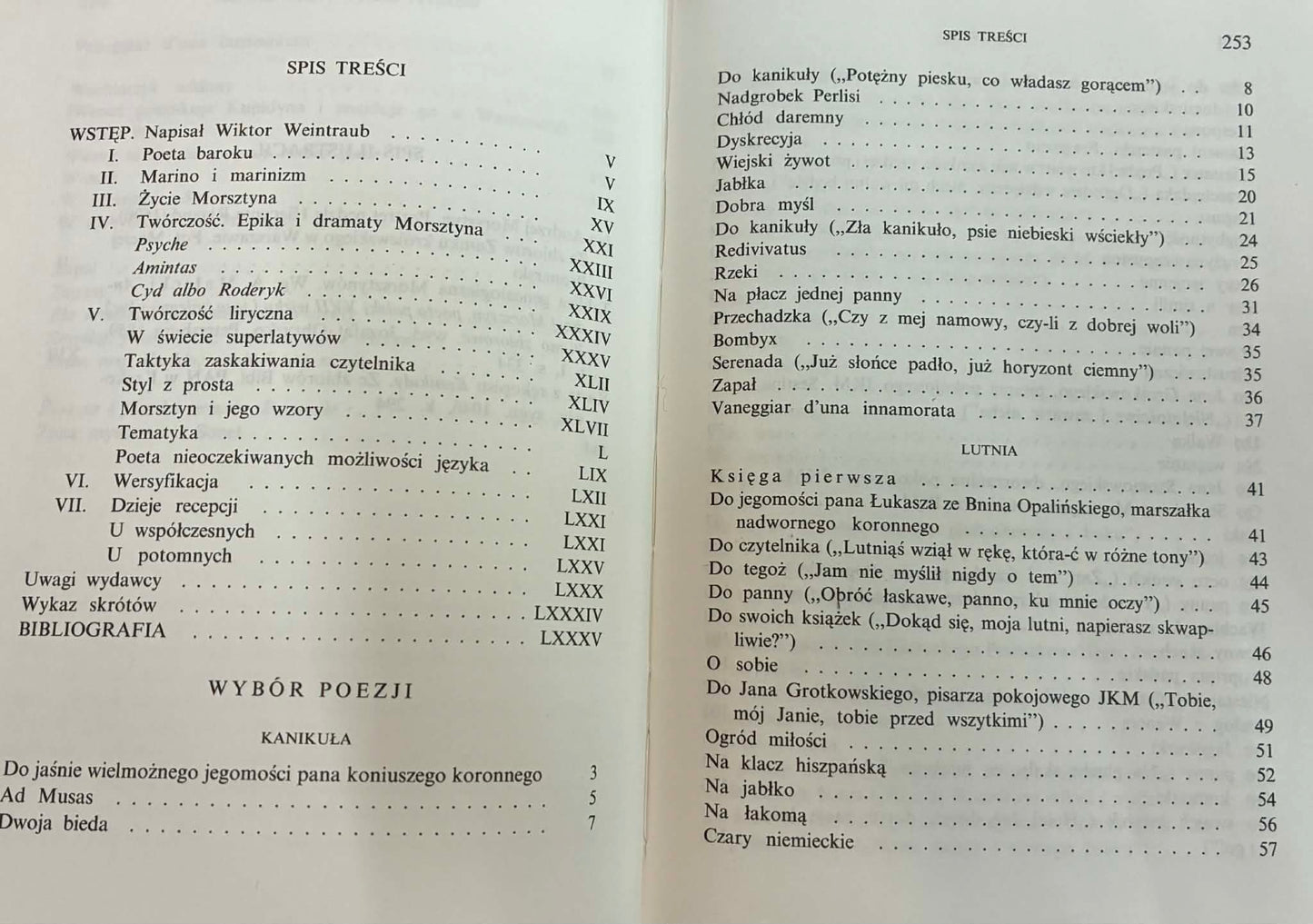 Wybór poezji Jan Andrzej Morsztyn [Biblioteka Narodowa]