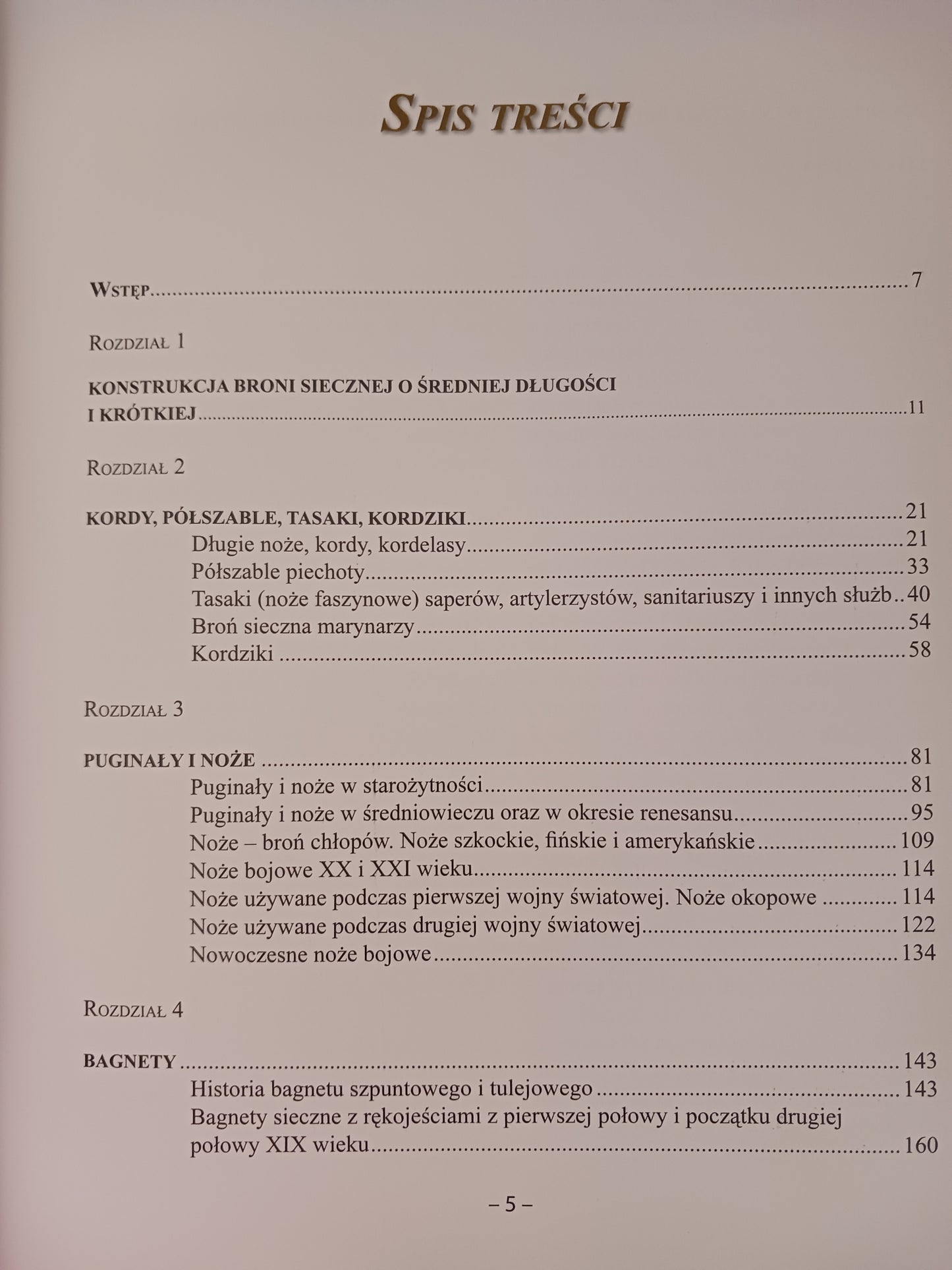 Historia broni siecznej Tadeusz Królikiewicz
